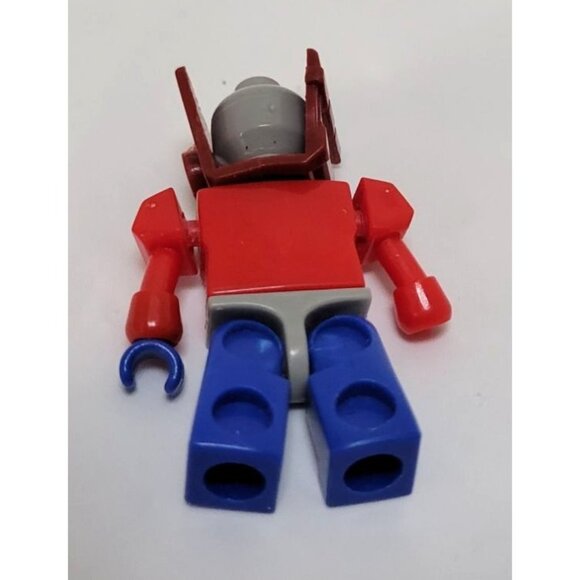 Transformers Optimus Prime 1.75" Tall Mini Figure Toy - Red & Blue - Picture 3 of 6